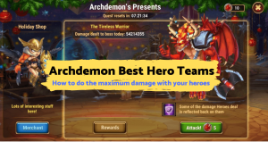 Hero Wars - Winter Archdemon Best Hero Teams
