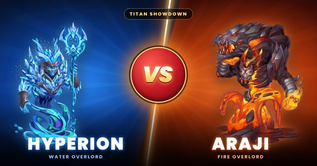 Hyperion vs Araji - Hero Wars Alliance